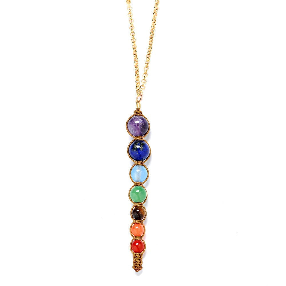 Collar Péndulo de los 7 Chakras
